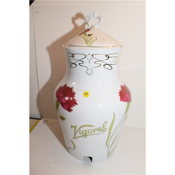 MINT Antique Vigoral “Beef Tea” Pharmaceutical Drink Dispenser