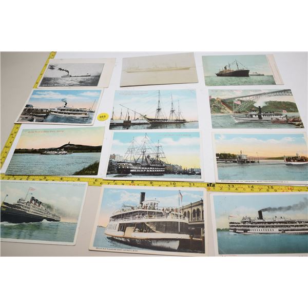 North American Ships Postcards