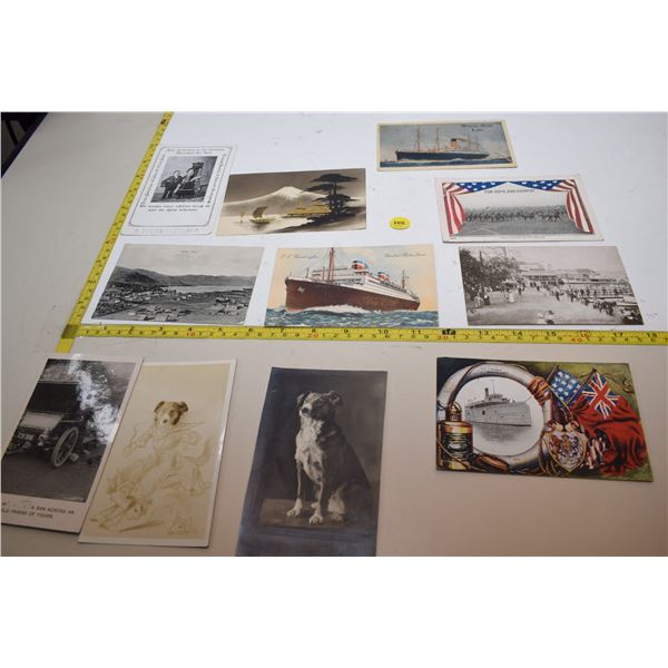 North American Ships, Etc. Postcard Lot