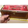 Image 5 : Antique Burled Chest – Possibly Surgical Set (Item Stamped “Allcock Redditch II[x=