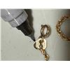 Image 5 : 10k gold rope chain, 18” long, marked “Canada R & B 10K” weighs 1.6 g.