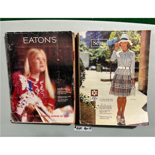 Eaton’s 1973 Christmas and Sears Spring and Summer 1974 catalogues