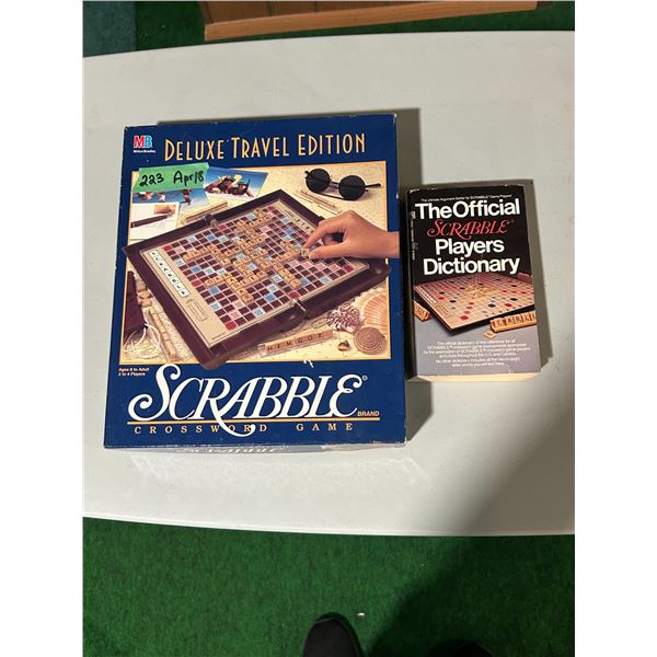 Scrabble travel game with Scrabble Players dictionary