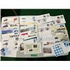 Image 1 : Canada Post Day of Issue envelopes with matching stamps 2004-2005(quantity 30+)
