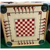 Image 3 : Reversible Crokinole and Checker Board with new set of buttons (28” square)
