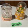 Image 2 : Puppy Love and clown with puppy flower globe ornaments