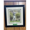 Image 1 : Framed, autographed picture of Sask. golfer Graham DeLaet (frame 16” x 14.5”)