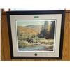 Image 1 : Ducks Unlimited print “Outranked”.  Outer frame 36” x 32”