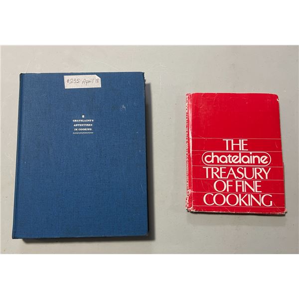 Chatelaine cookbook (1969) and Chatelaine recipe collection (around 1980)