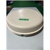 Image 1 : Tupperware covered divided dish/server (base/lid can hold ice for serving)