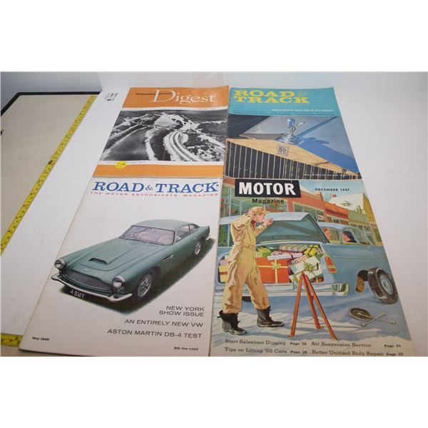 Automobile Magazines 1957 to 1960