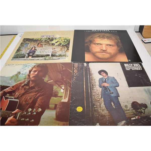 (4) Vintage LP Records – Neil Diamond, Joe Cocker, Billy Joel, etc.