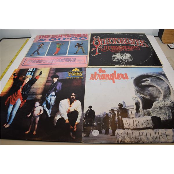 (4) Vintage LP Records – Quicksilver, Thompson Twins, etc.