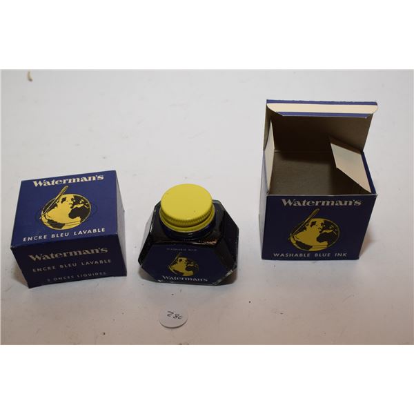 Two NOS Waterman’s Blue Ink