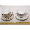 Image 1 : Victoria & Colclough Cup and Saucers