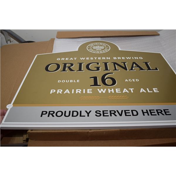 MIB “Original 16” Ale Large Wooden Sign
