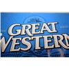 Image 3 : NOS Tin Western Beer Sign