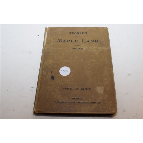 1898 25¢ Historical Children’s Book (Contains Dated Content - “Indians” e