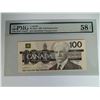Image 1 : Canadian BC-60aA 1988 100 Dollar Replacement S/N AJX1341031 Thiessen/Cow 58 EPQ