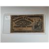 Image 1 : Canadian 1900 Dominion Of Canada 25 Cents Shinplaster