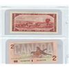 Image 2 : (2) Canadian 2 Dollar Bills (1) 1954 1459904 (1) 1986 EGL0657390