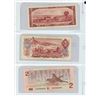 Image 2 : (3) Canadian 2 Dollar Bills (1954,1974,1986)