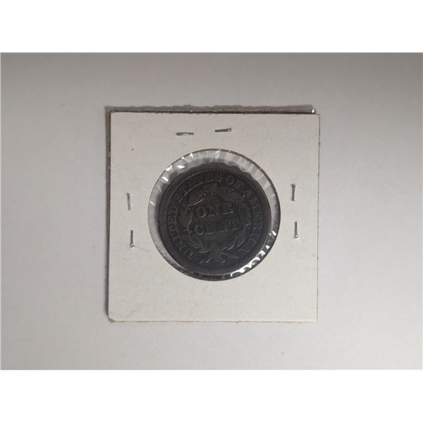 1848 United States 1 Cent Coin