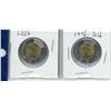 Image 2 : (2) Canadian 2 Dollar Coins 1996-2026