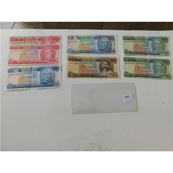 BARBADOS BANK NOTES1, 2-, 5- AND 10-DOLLAR DENOMINATIONS