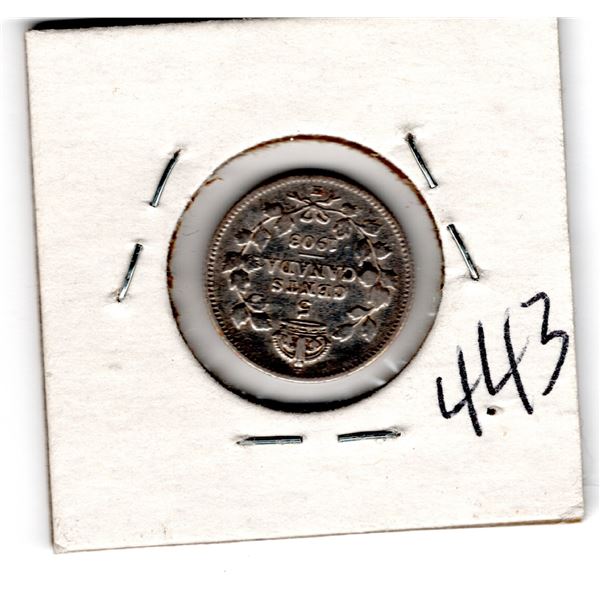 1903H SILVER FIVE CENT