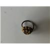 Image 3 : VINTAGE AVON GOLDTONE FLOWER RING WITH TOPAZ RHINESTONE