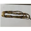 Image 2 : CORO MULTI STRAND GOLD TONE AND BLACK NECKLACE