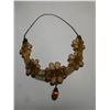 Image 3 : VINTAGE FLOWER STATEMENT NECKLACE