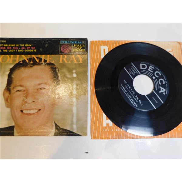 DORSEY TEA FOR TWO CHA-CHA AND JOHNNIE RAY 45 RPM RECORDS