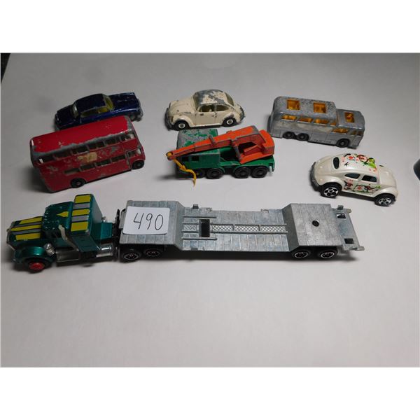 LESNEY, MAJORETTE, HUSKY AND HOTWHEELS CAR LOT