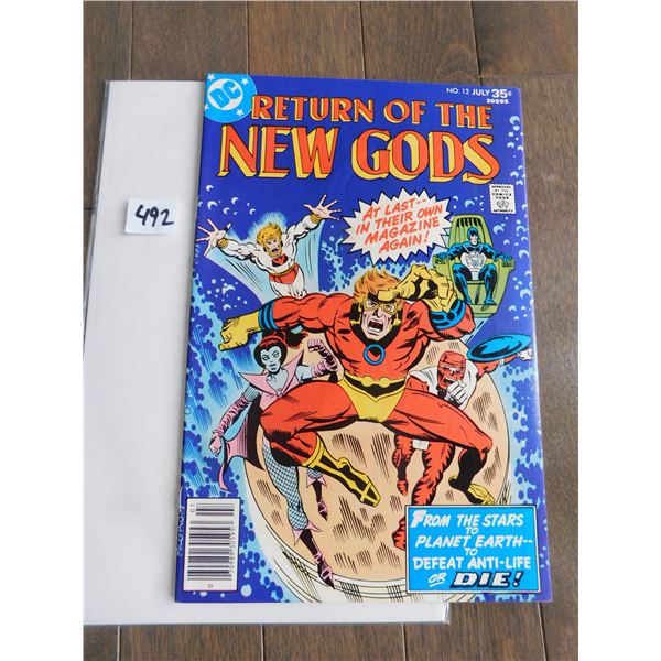 RETURN ON THE NEW GODS, COMIC BOOK, 1977