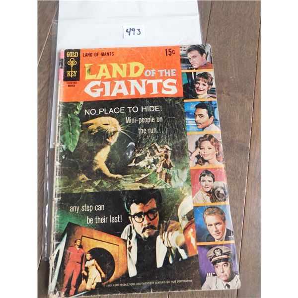 GOLD KEY, LAND OF THE GIANTS, 15 CENT COMIC, 1969