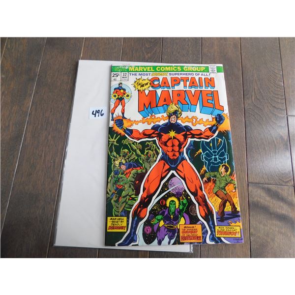 THE NEW CAPTAIN MARVEL, TWENTY-FIVE CENT COMIC 1974