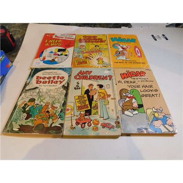 6-VINTAGE COMIC DIGESTS, MIXED