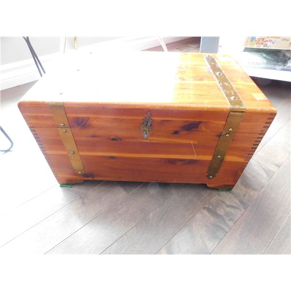 AROMATIC CEDAR LINED CHEST 9 ½ X 15”