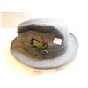 Image 1 : VINTAGE MEN’S HAT WITH FEATHER ON SIDE GREY
