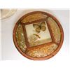 Image 5 : LUCITE BUTTERFLY TRAY WITH GRAINS AND COVER CHEESE DISH