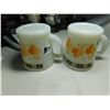 Image 4 : 2-FIRE KING SHAMROCK D-HANDLE MUGS
