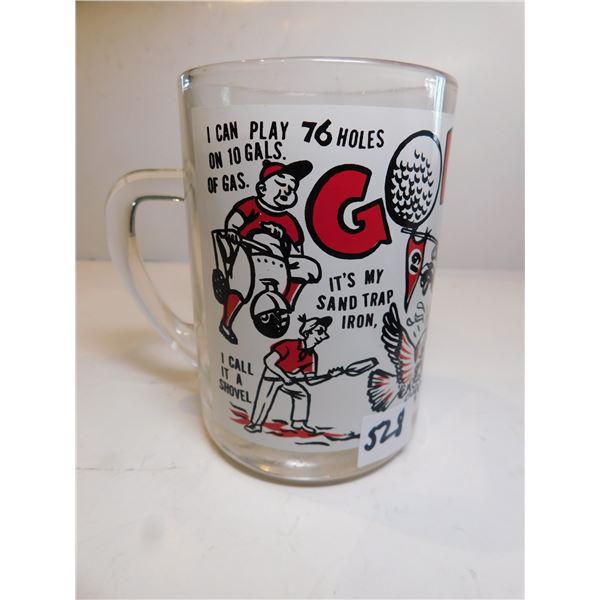 VINTAGE JOKE GOLFERS MUG