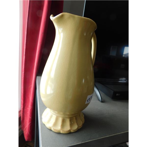 BROWN CLAY PITCHER UNMARKED