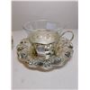 Image 2 : 2-SILVER PLATE CUP AND SAUCERS