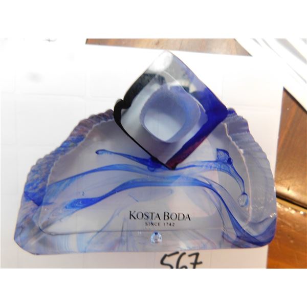 KOSTA BODA PAPERWEIGHT 99316, SIGNED