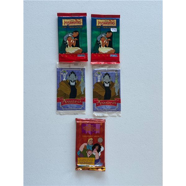 Comic Cards - 5 Unopened Packs