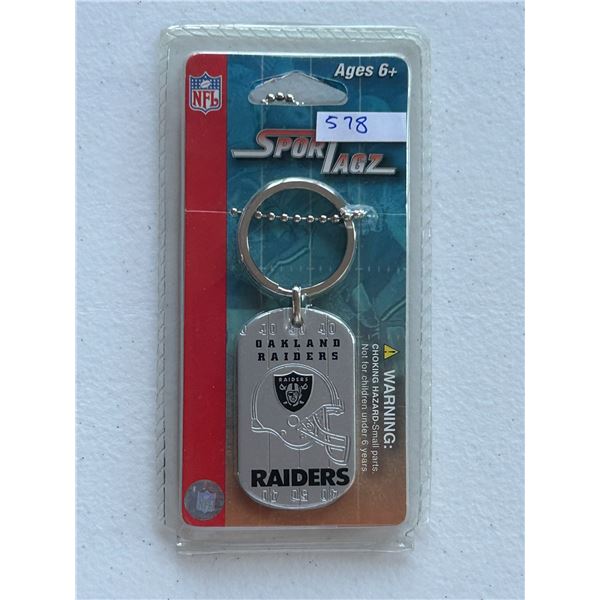 Oakland Raiders Key Tag