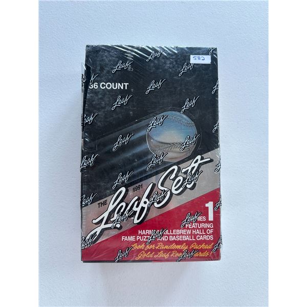 1991 Leaf Baseball (36 Sealed Unopened Packs)
